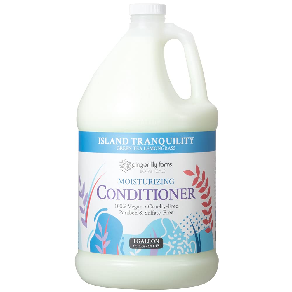 Ginger Lily Farms gallon front label showing product name and scent benefits