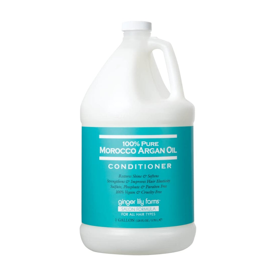 Ginger Lily Farms front packaging showing gallon refill and clear brand label for value