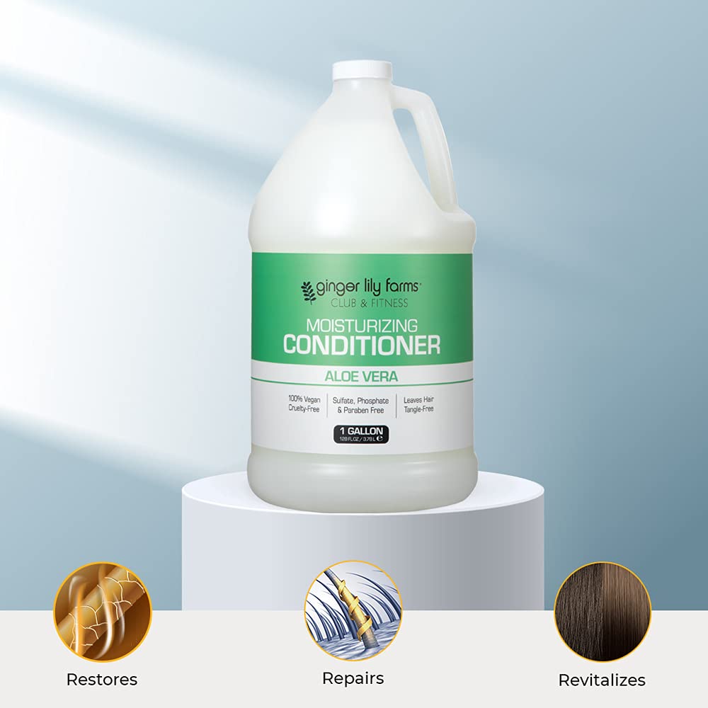 Ginger Lily Farms in-salon dispenser ready for client use and convenience