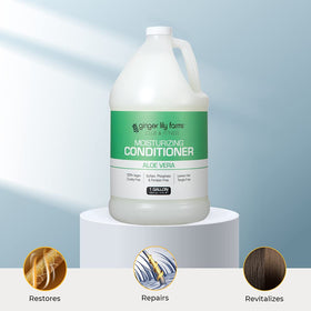 Ginger Lily Farms in-salon dispenser ready for client use and convenience