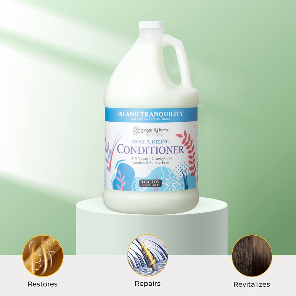 Ginger Lily Farms botanical ingredients aloe flaxseed sunflower highlighting natural care
