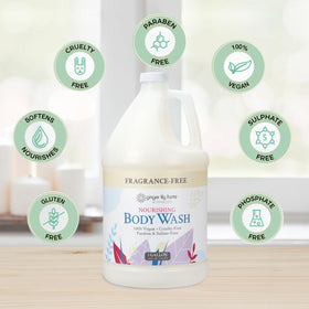 Ginger Lily Farms ingredient aloe flaxseed visual highlights botanical hydration benefits