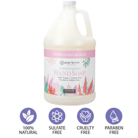 Ginger Lily Farms botanical extracts close-up highlighting aloe and flaxseed moisturizing benefits