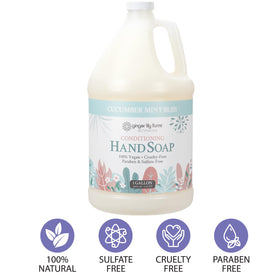 Ginger Lily Farms ingredient panel close-up highlighting natural extracts