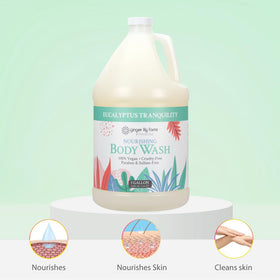 Ginger Lily Farms ingredients display featuring aloe and flaxseed for nourishment