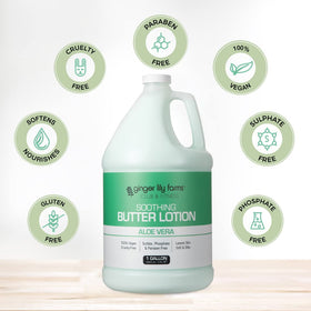 Ginger Lily Farms label and ingredients list for clean, vegan benefit