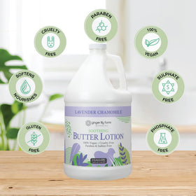 Ginger Lily Farms label detail ingredients listing natural botanicals and safety