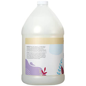 Ginger Lily Farms label and ingredient panel highlighting vegan, paraben-free benefits