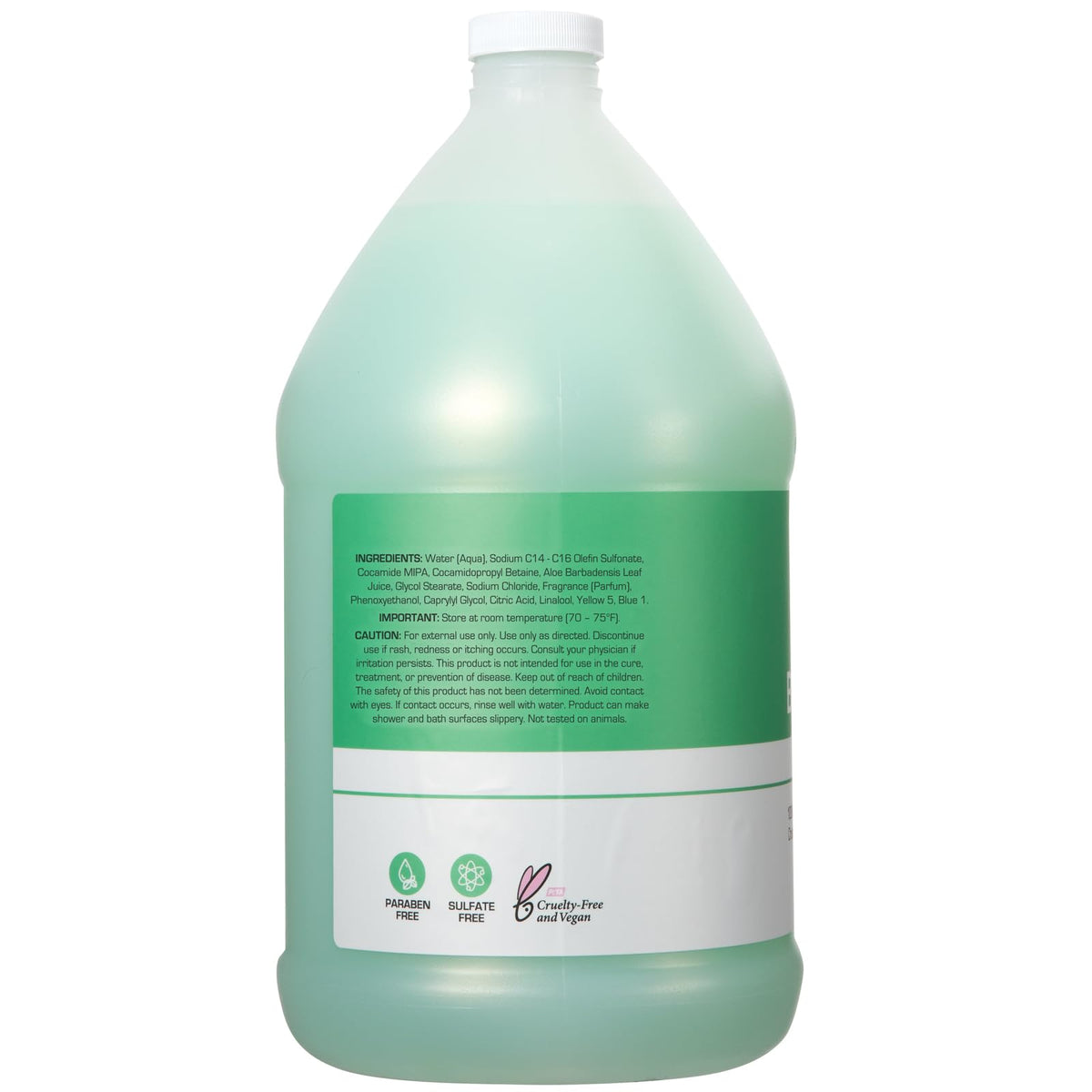 Ginger Lily Farms ingredient label highlighting natural botanicals benefit