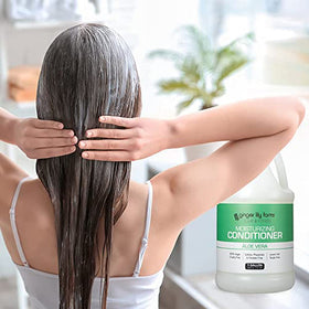 Ginger Lily Farms lifestyle bathroom setting conveying gentle aloe fragrance