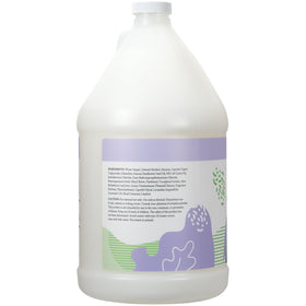 Ginger Lily Farms pouring conditioner into a dispenser for easy refill