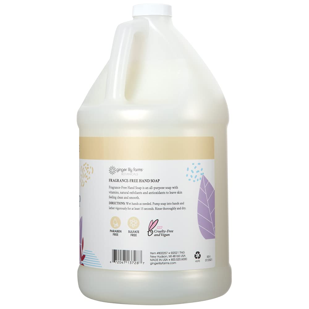 Ginger Lily Farms pour spout detail for easy, spill-free refills