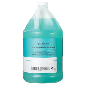Ginger Lily Farms pouring refill into dispenser for less waste