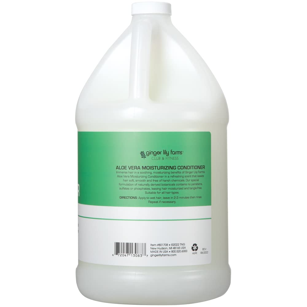 Ginger Lily Farms pouring refill into dispenser for reduced waste
