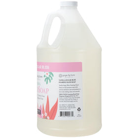 Ginger Lily Farms pouring refill into foaming dispenser for easy maintenance