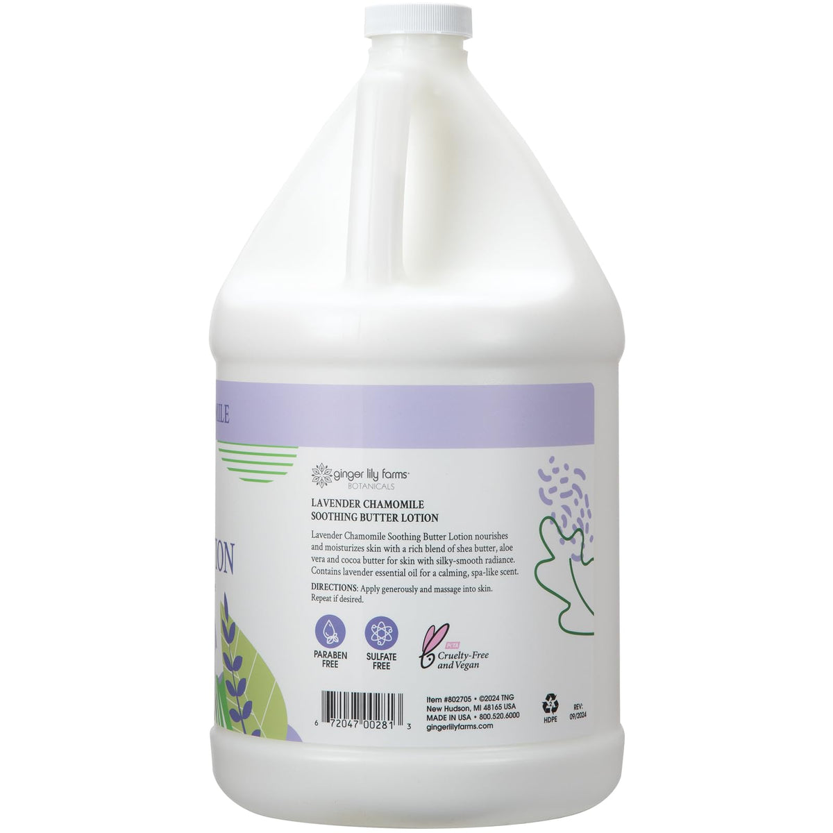 Ginger Lily Farms pouring refill close-up highlighting easy transfer and economy