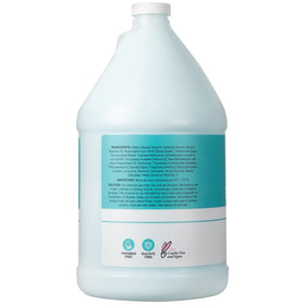 Ginger Lily Farms gallon on a pump dispenser for easy refills
