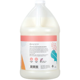 Ginger Lily Farms concentrated shampoo being dispensed for efficient refills