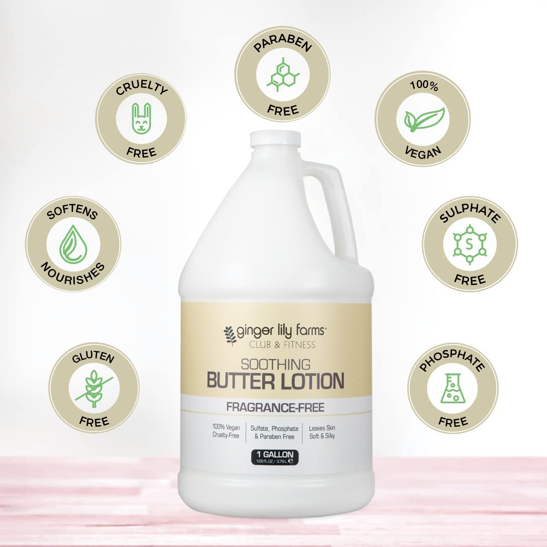 Ginger Lily Farms being dispensed from a pump for convenient use