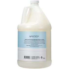 Ginger Lily Farms label close-up highlighting vegan and PETA-certified features