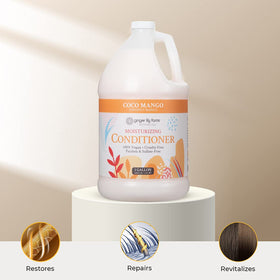Ginger Lily Farms salon backbar with gallon refills for cost-effective professional use
