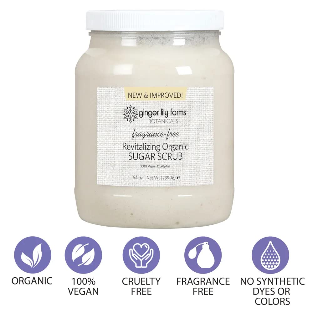 Ginger Lily Farms organic shea butter swatch highlighting moisturizing benefit
