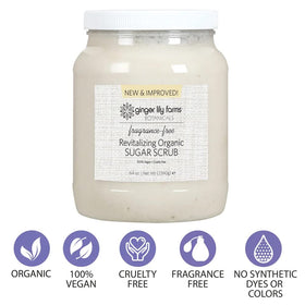 Ginger Lily Farms organic shea butter swatch highlighting moisturizing benefit