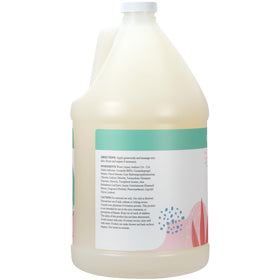 Ginger Lily Farms creamy foam texture demonstrating gentle lather and hydration