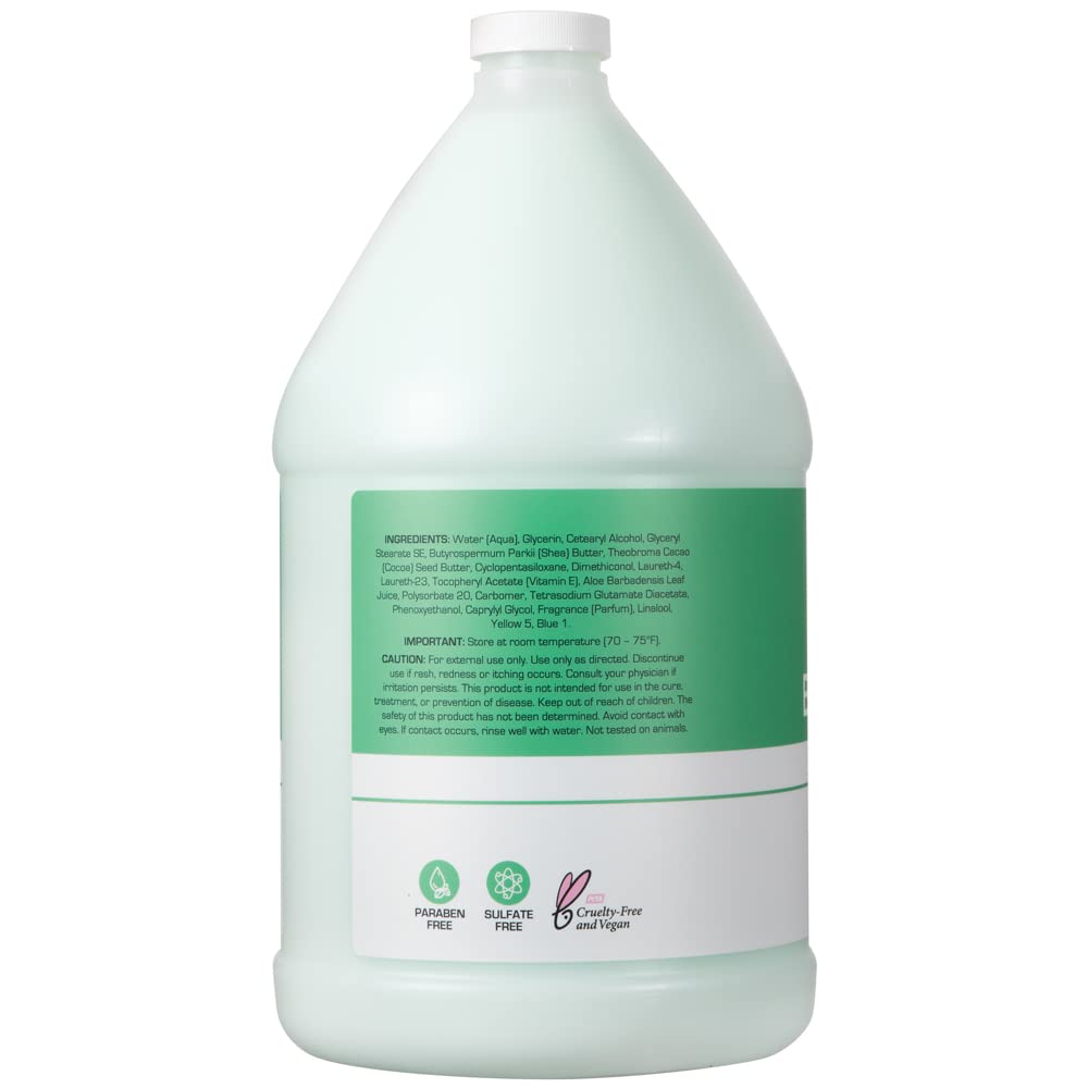 Ginger Lily Farms lotion texture close-up highlighting fast absorption benefit