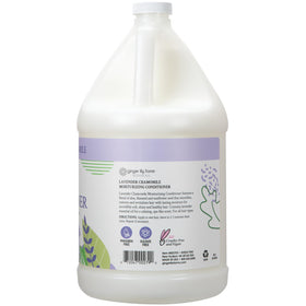 Ginger Lily Farms creamy conditioner texture closeup demonstrating smooth slip