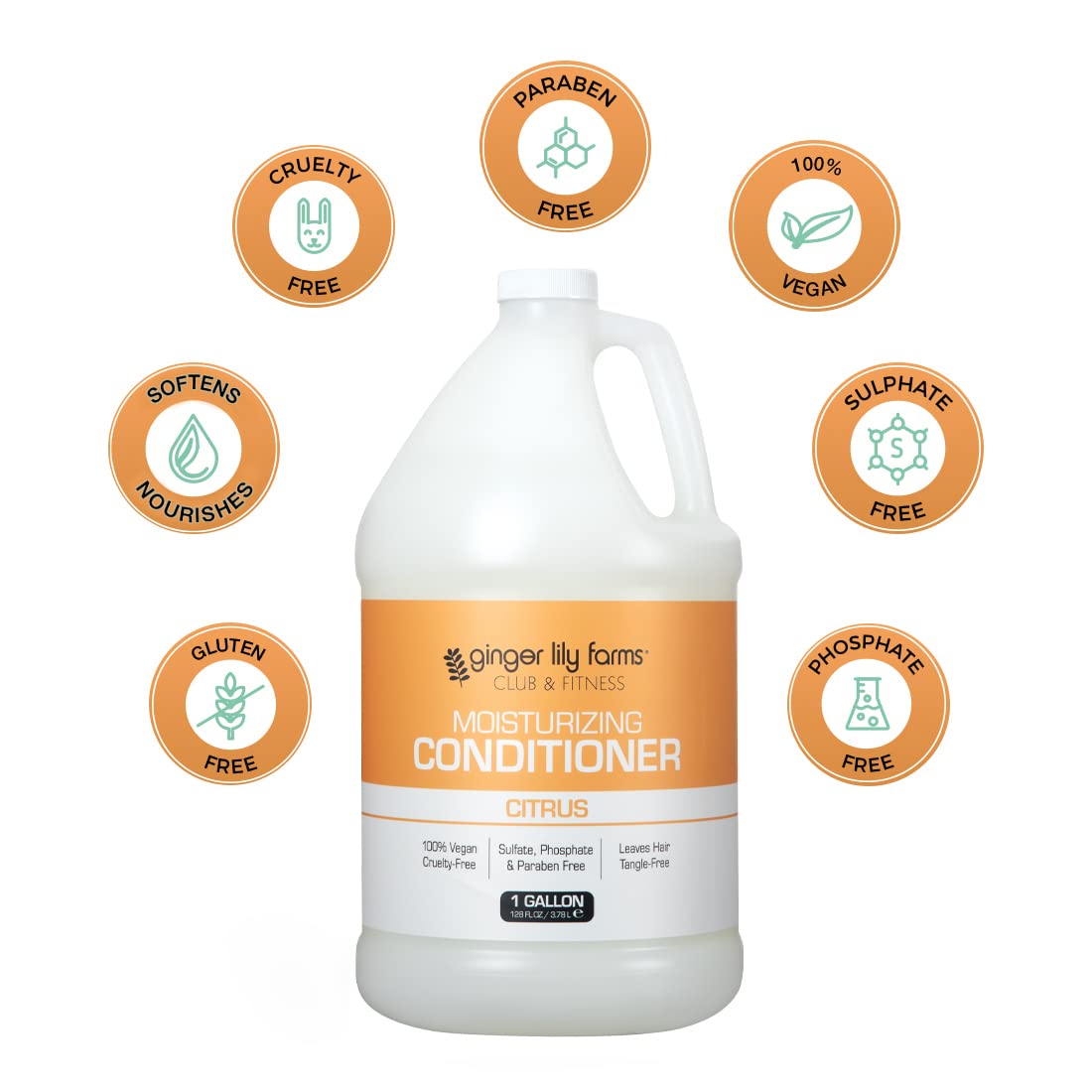 Ginger Lily Farms conditioner texture close-up showing smooth weightless moisture