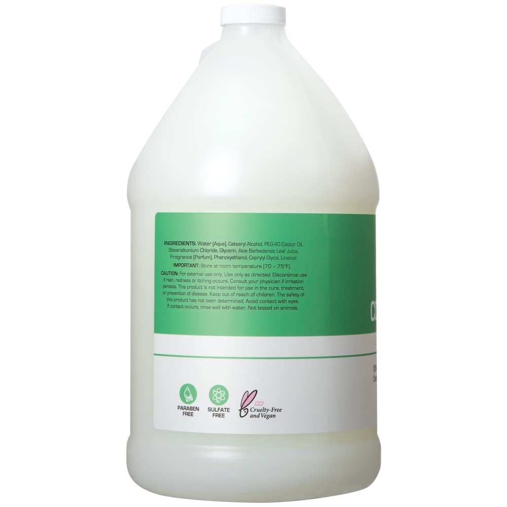 Ginger Lily Farms creamy conditioner texture illustrating rich hydration