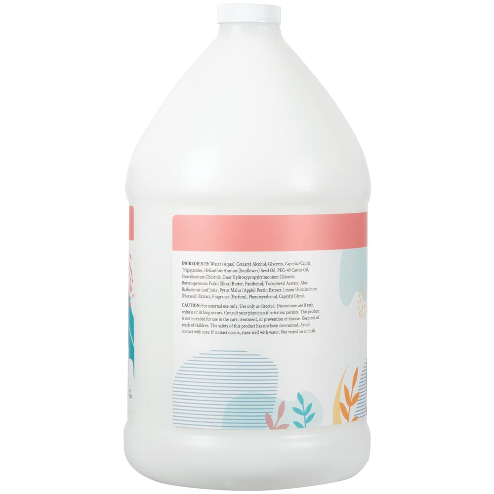 Ginger Lily Farms creamy conditioner texture showing lightweight hydration