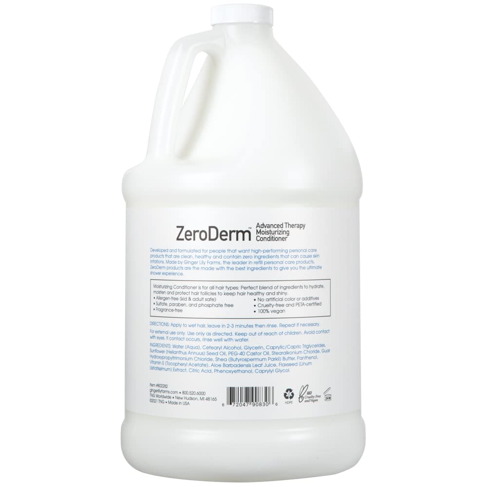 Ginger Lily Farms pour spout detail illustrating easy, spill‑free refilling