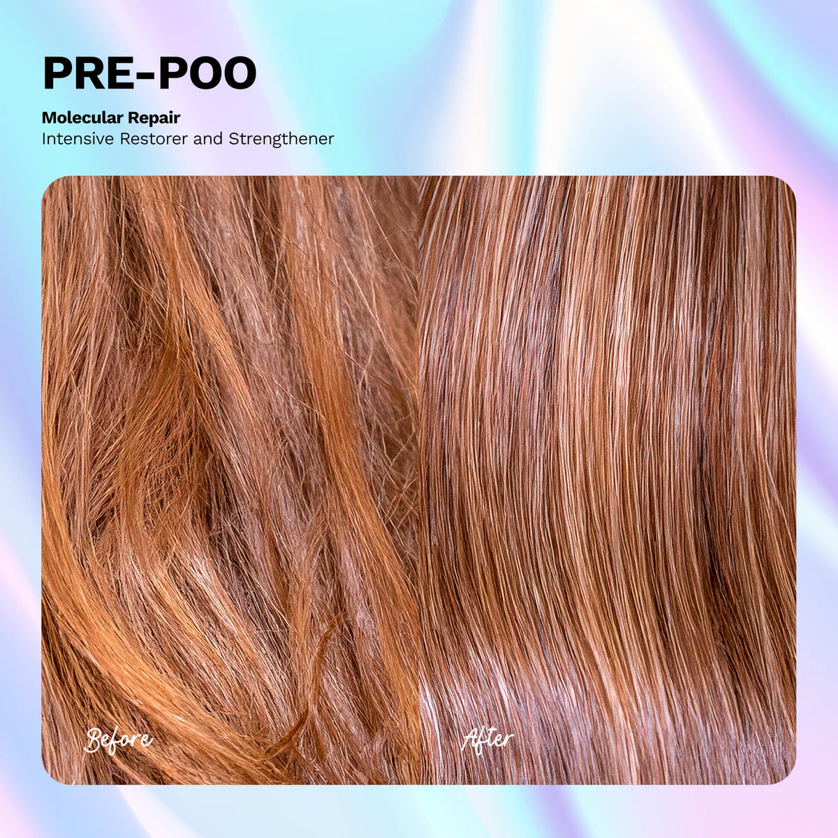Ginger Milk applied on damp hair demonstrating pre-shampoo use