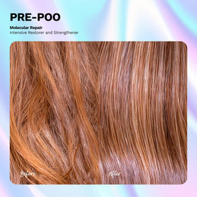Ginger Milk applied on damp hair demonstrating pre-shampoo use