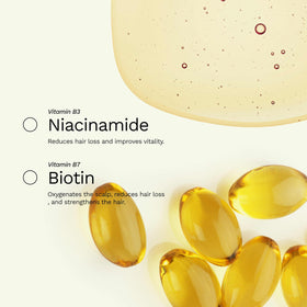 Ginger Milk Natural Care applying serum to scalp to stimulate follicles