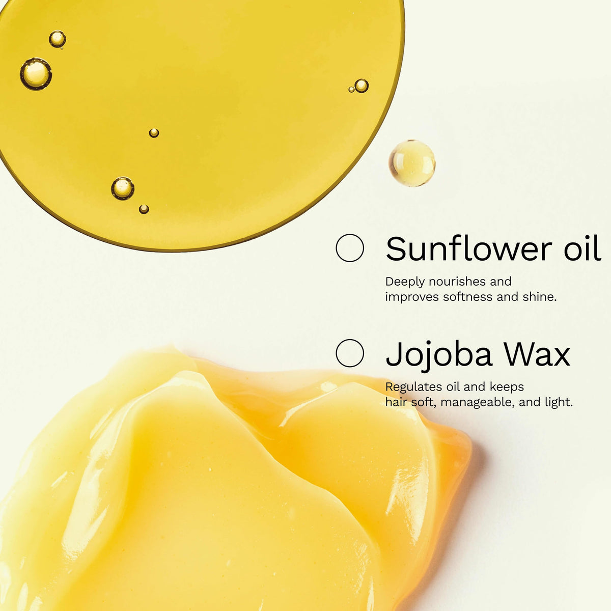 Ginger Milk Natural Care dispensing conditioner texture for easy application