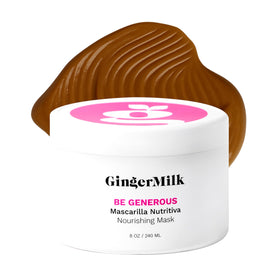 Ginger Milk jar front view showing product and hydrating benefit