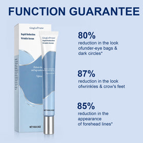 GingLePrune before and after comparison highlighting reduced puffiness and softened fine lines