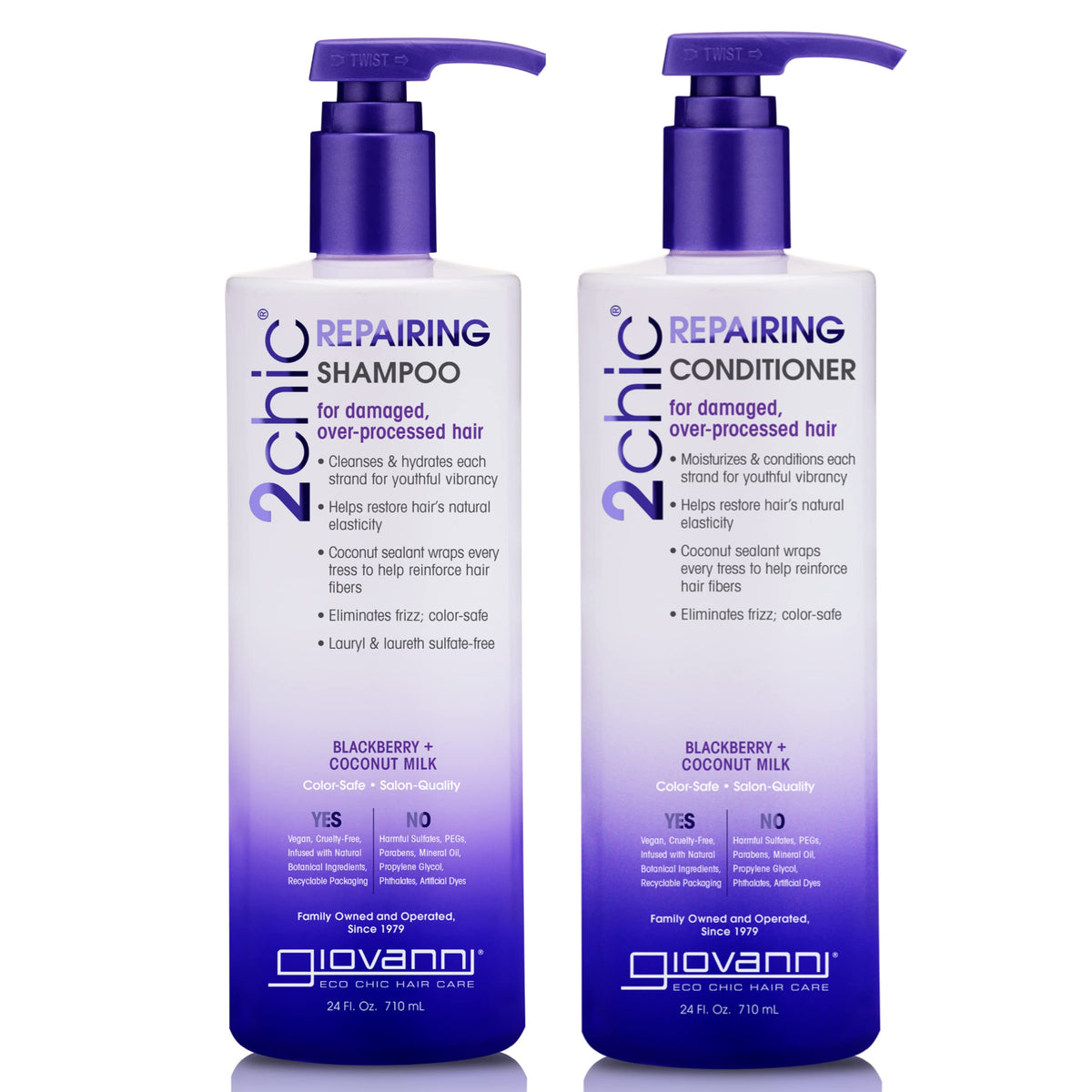 GIOVANNI 2chic front packaging showing duo and benefits