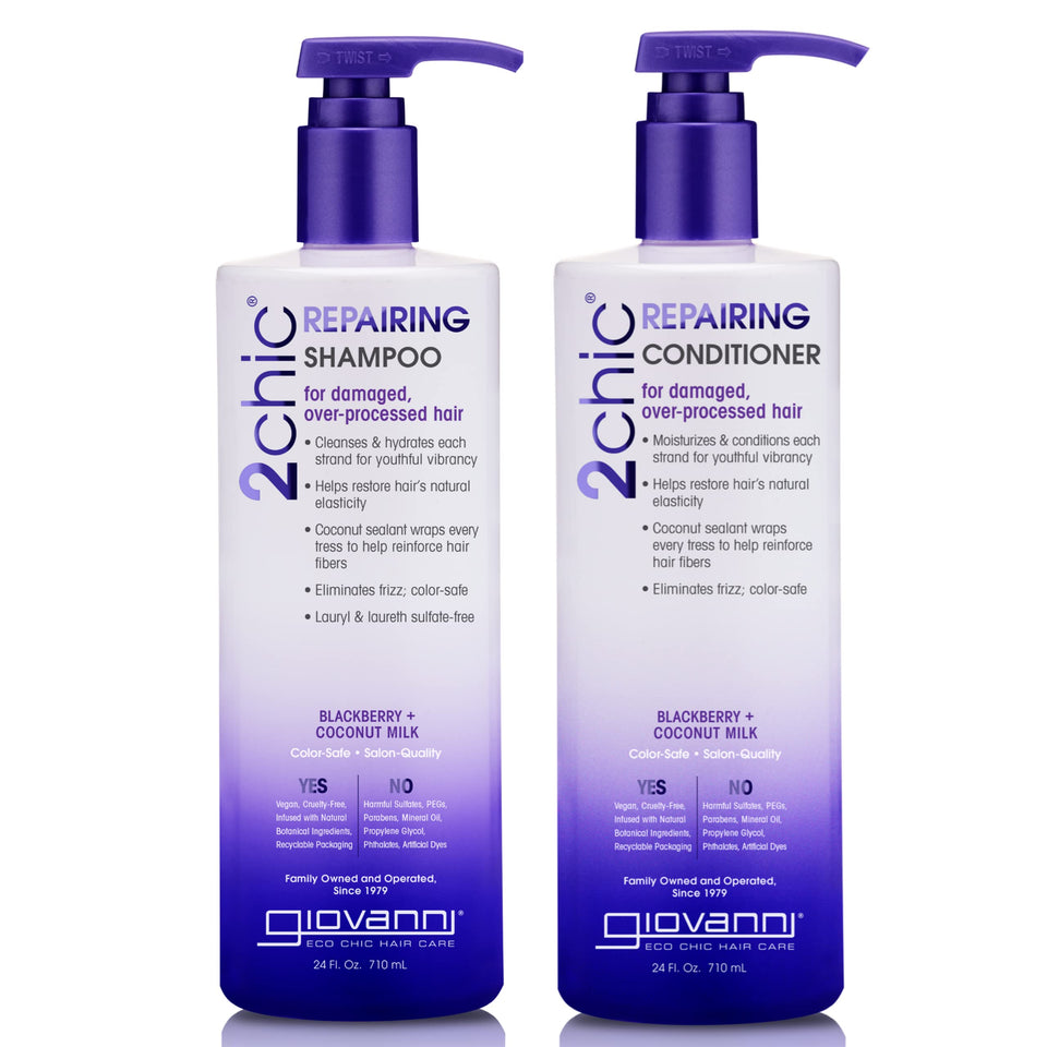 GIOVANNI 2chic front packaging showing duo and benefits