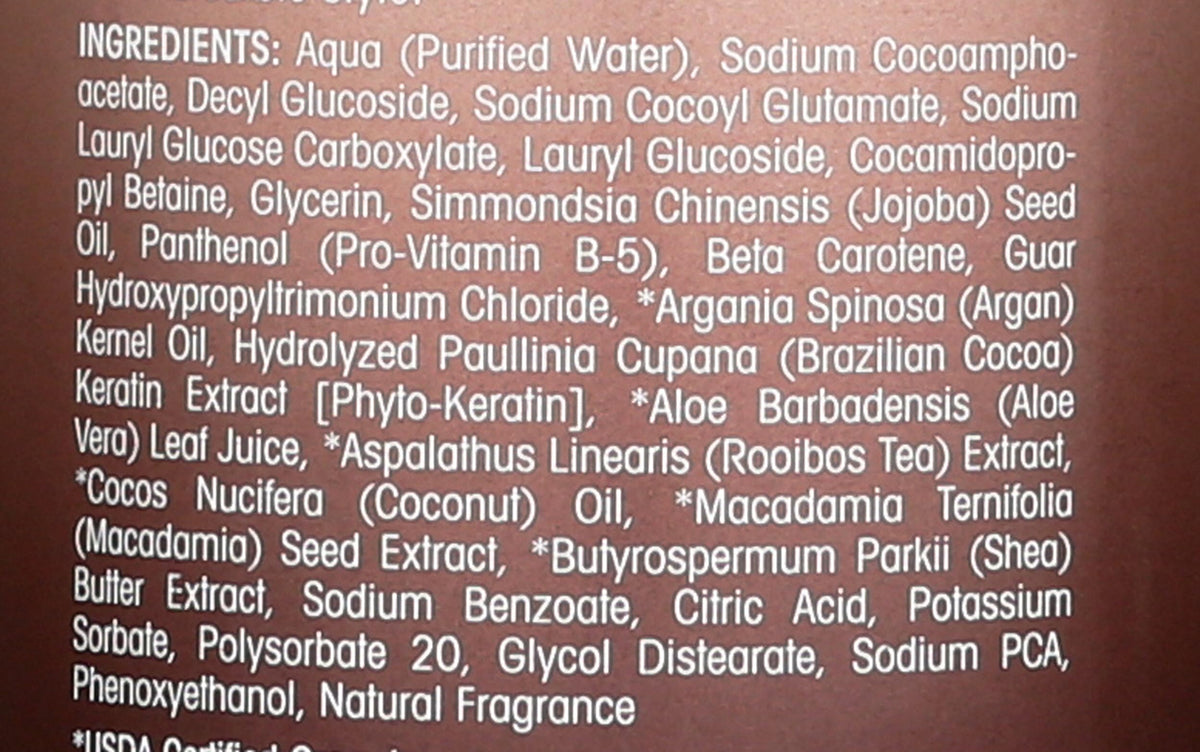 GIOVANNI argan oil detail illustrating nourishing ingredient for shine