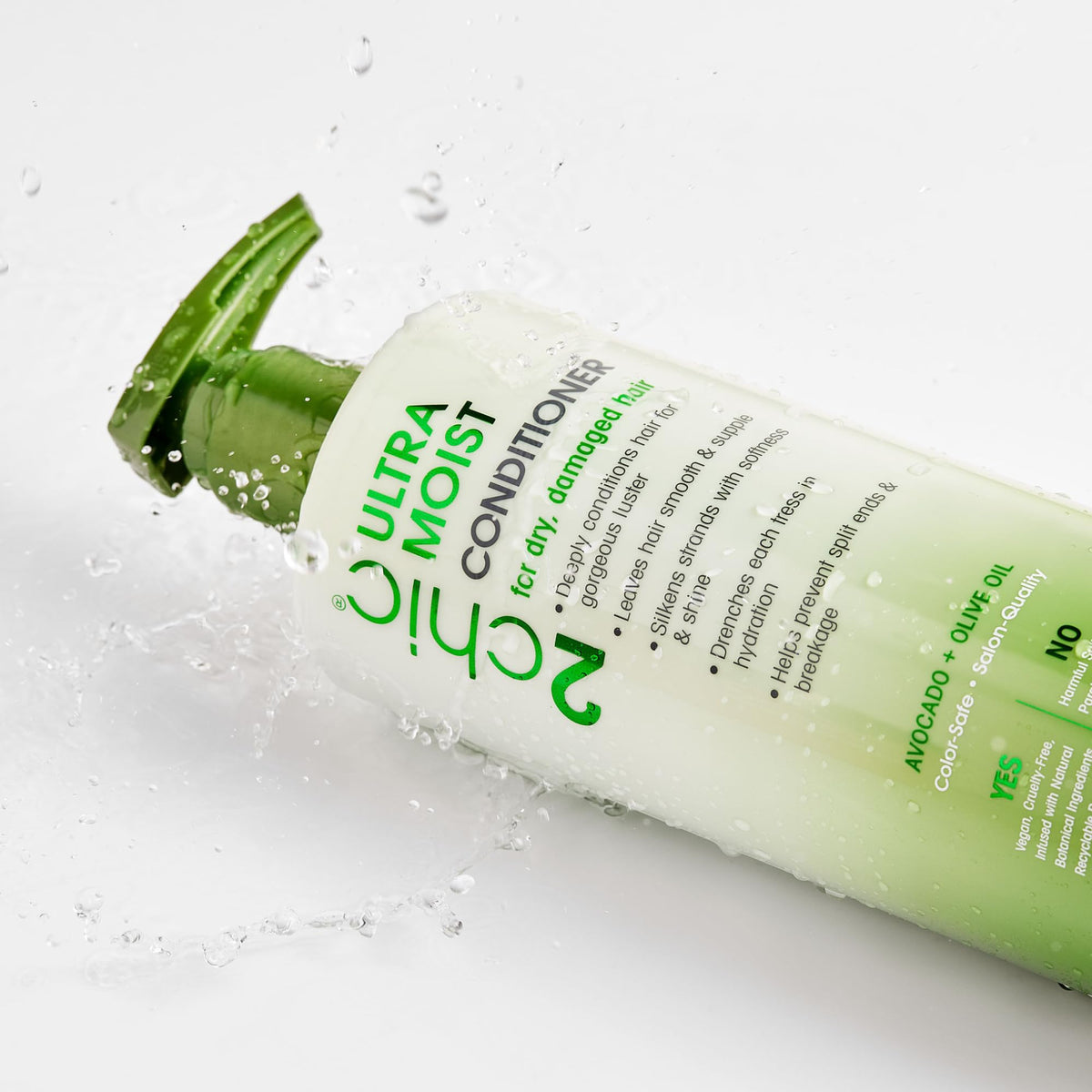 GIOVANNI conditioner cream texture close-up showing rich hydration for hair