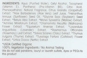 GIOVANNI product on hands demonstrating easy application benefit