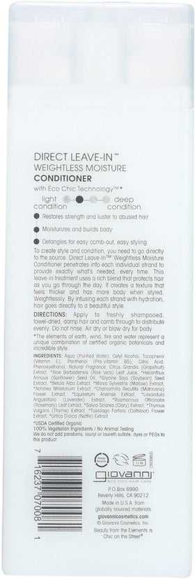 GIOVANNI open cap and pump detail for easy dispensing benefit