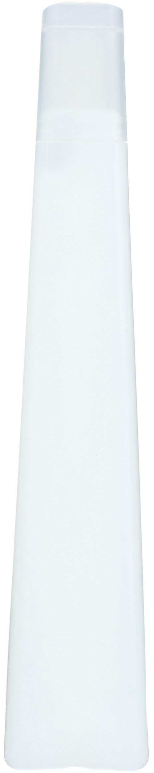 GIOVANNI bottle next to hand showing true 8.5 oz scale