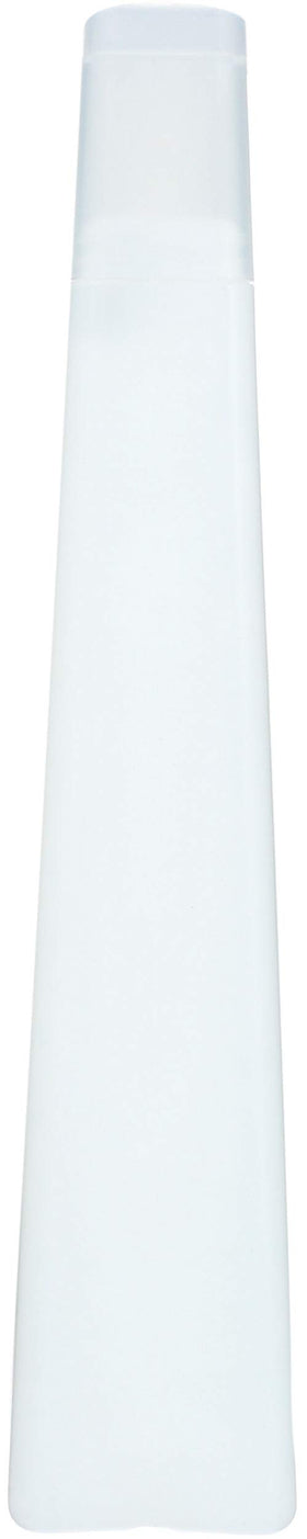 GIOVANNI bottle next to hand showing true 8.5 oz scale