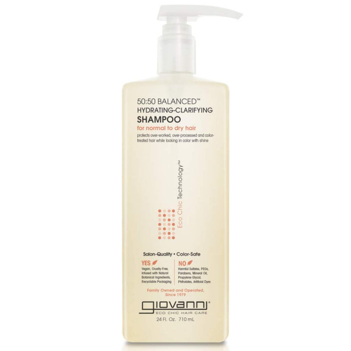GIOVANNI front bottle view showing label and easy-pour cap for daily use