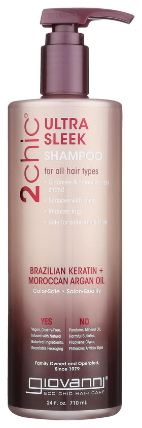 GIOVANNI front bottle 24 oz showing product and size benefit
